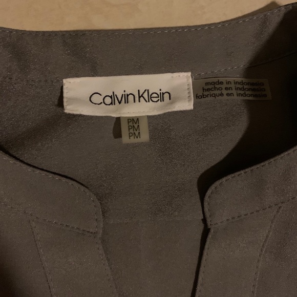 Calvin Klein Gray Blouse - Picture 2 of 3